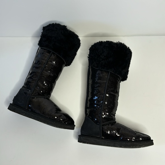 Ugg over the knee Bailey Buttons sequin sparkles boots - Picture 10 of 14